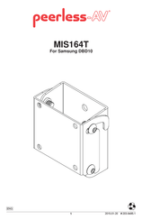 peerless-AV MIS164T Installation Instructions Manual