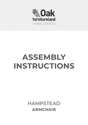 Oak furnitureland HAMPSTEAD Assembly Instructions Manual