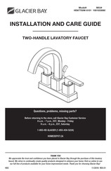 Glacier bay 1001033060 Installation And Care Manual