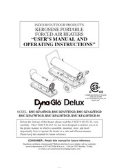 Dyna-Glo RMC-KFA75TDGD User's Manual And Operating Instructions