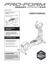 Pro-Form PFEL19914.1 User Manual