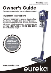 Eureka NEC390 Series Owner's Manual