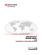 Honeywell NOTIFIER ONYXWorks NION-MXL Installation & Operation Manual