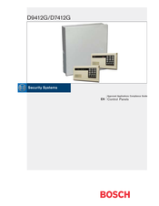Bosch Security D7412G Compliance Manual