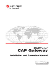 Honeywell NOTIFIER ONYXWorks CAP Installation And Operation Manual