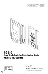 Channel Vision A0316 Instructions Manual