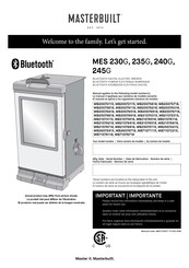 Masterbuilt MB21076018 Manual
