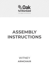Oak furnitureland WITNEY Assembly Instructions Manual