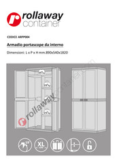 rollaway container ARPP004 Manual