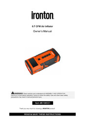Ironton 6108531 Owner's Manual