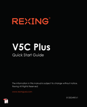 Rexing V5C Plus Quick Start Manual