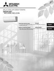 Mitsubishi Electric MSZ-JX12WL Operating Instructions Manual