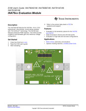 Texas Instruments INA791AEVM User Manual