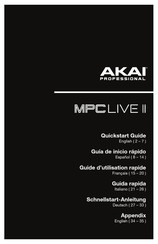 Akai MPC Live II Quick Start Manual