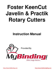 KEENCUT Practik Instruction Manual