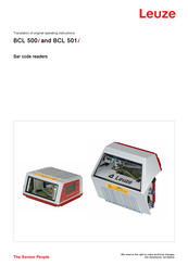 Leuze BCL 501i Translation Of Original Operating Instructions