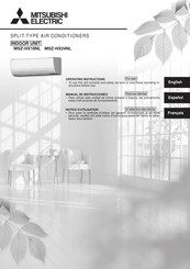 Mitsubishi Electric MSZ-HX24NL Operating Instructions Manual