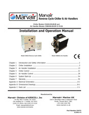 Marine Marvair CHA48 Installation And Operation Manual