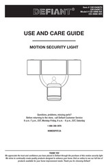 Defiant CD-5988-BZ Use And Care Manual