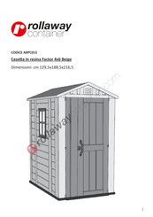 rollaway container Factor 4x6 Assembly Instructions Manual