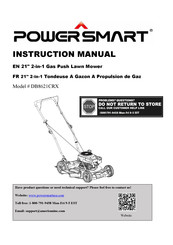 Powersmart DB8621CRX Instruction Manual