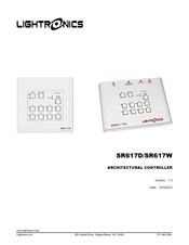 Lightronics SR617W Owner's Manual
