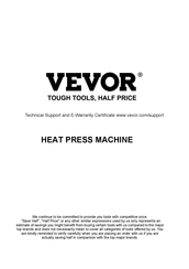 VEVOR PD150-W220V Original Instruction
