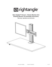 RightAngle New Heights Hover E Assembly Instructions Manual