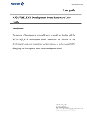National N32457QE EVB User Manual