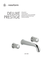 newform DELUXE PRESTIGE 68130E Instructions Manual