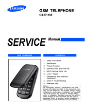 Samsung GT-E1195 Service Manual