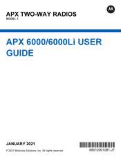 Motorola APX 6000Li MODEL 1 User Manual