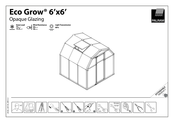 Palram Eco Grow 6x6 Installation Instructions Manual