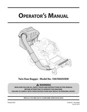 MTD 19A70005OEM Operator's Manual