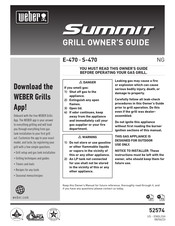 Summit Weber E-470 Owner's Manual