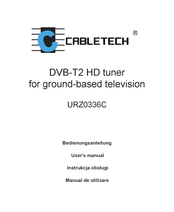 Cabletech URZ0336C User Manual