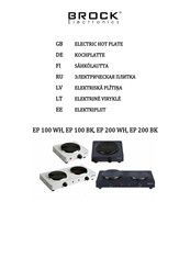 Brock EP 200 BK Manual