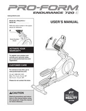 ICON Health & Fitness PFEL57914.1 User Manual