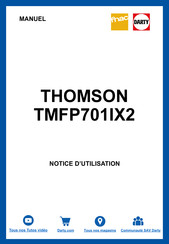 Thomson TMFP701IX2 Operating Instructions Manual