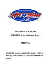 STO N SHO SNS 119b Installation Procedures Manual