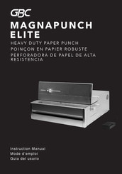 GBC Magnapunch Elite Instruction Manual