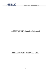 Abell A520T Service Manual