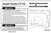 Radio Thermostat CT110 Install Manual