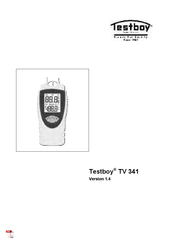 Testboy TV 341 Operating Instructions Manual