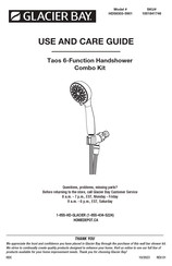 Glacier bay Taos HD58303-5901 Use And Care Manual