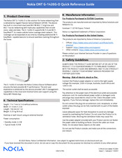 Nokia ONT G-1426G-D Quick Reference Manual