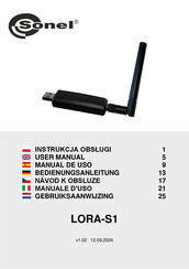 Sonel LORA-S1 User Manual