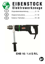 Eibenstock EHB 16 / 1.4 S R/L Original Instructions Manual