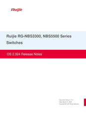 Ruijie RG-NBS3300 Manual