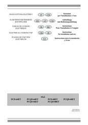 Lotus PCQD-68ET Instructions For Installation And Use Manual